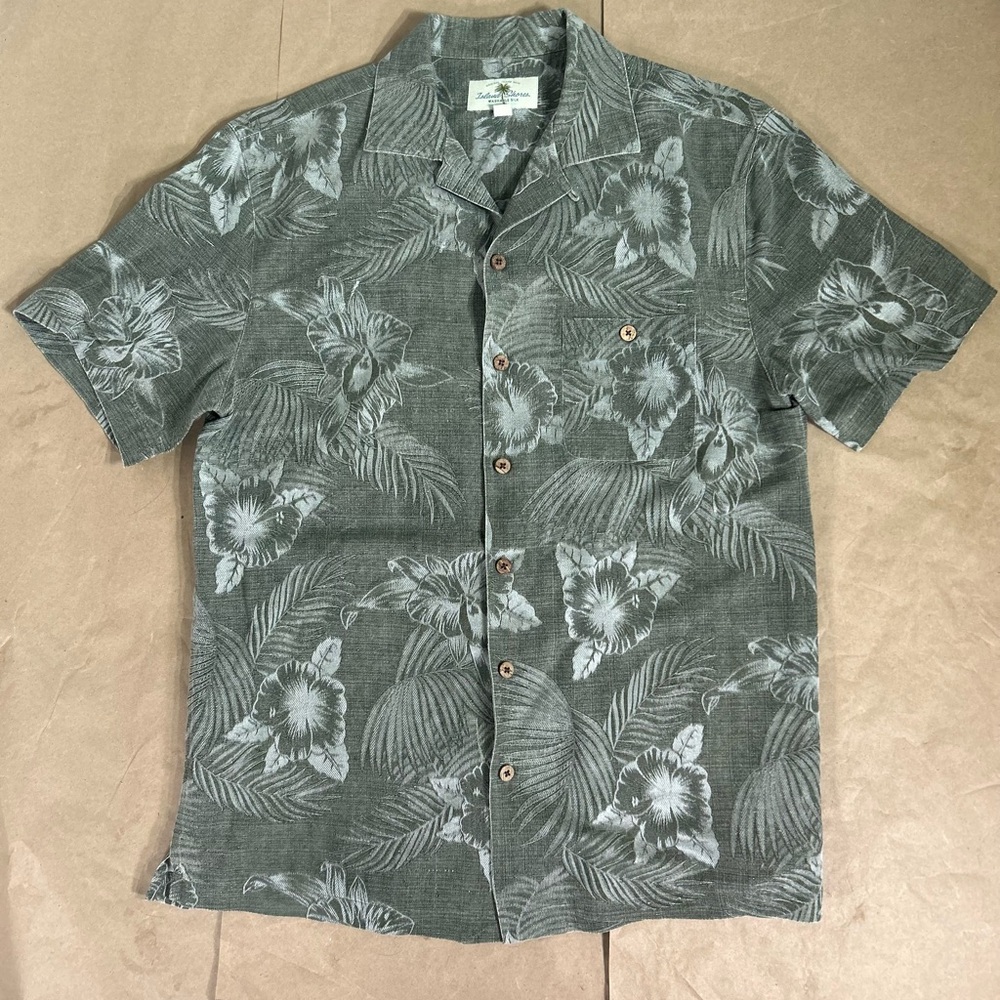 Island Shores  Floral Button Down Shirt